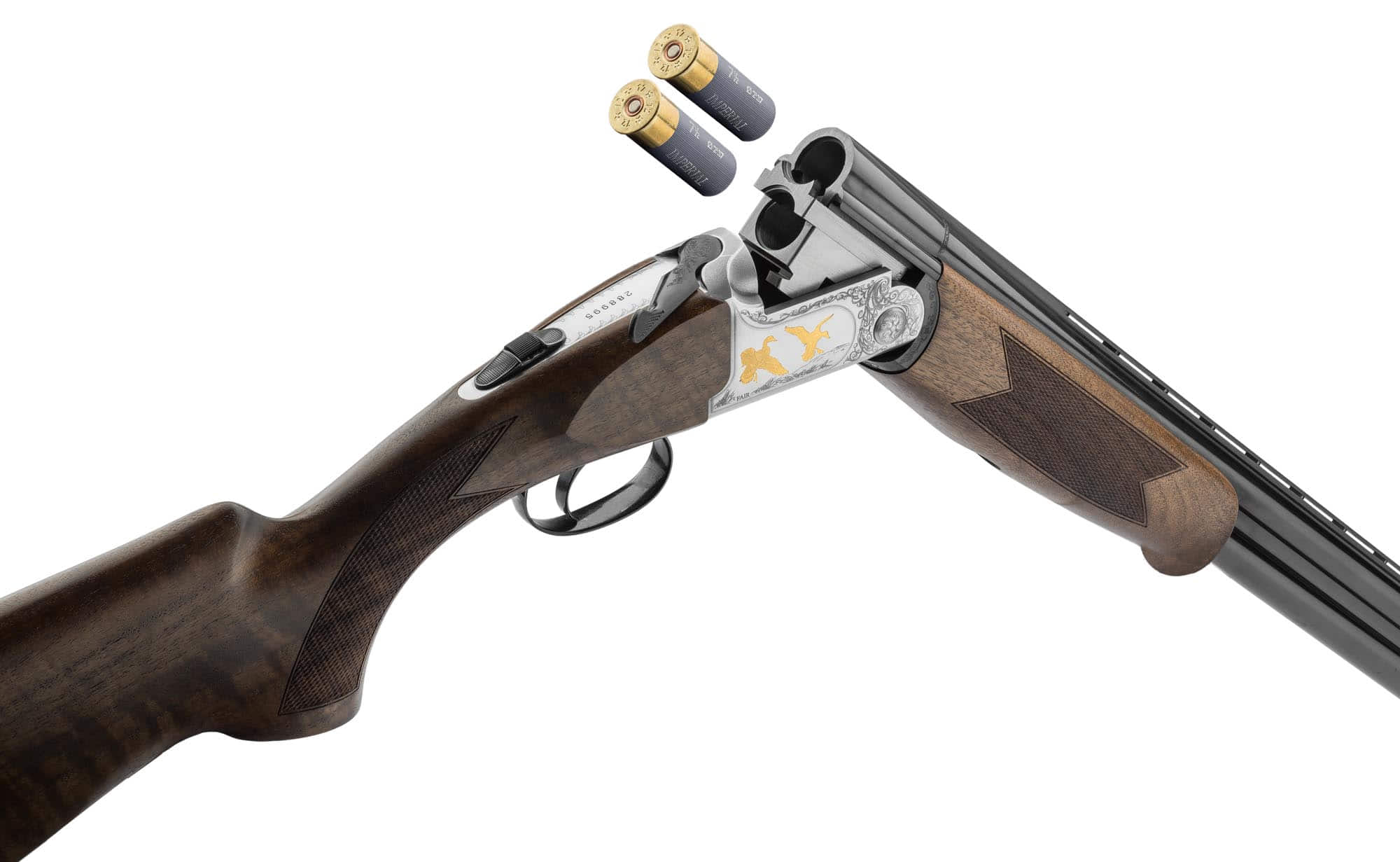 Fusil Fair superposé Classic Acier Extracteur Bascule silver cal. 12 Fusil Fair superposé Classic Acier Extracteur Bascule silver cal. 12